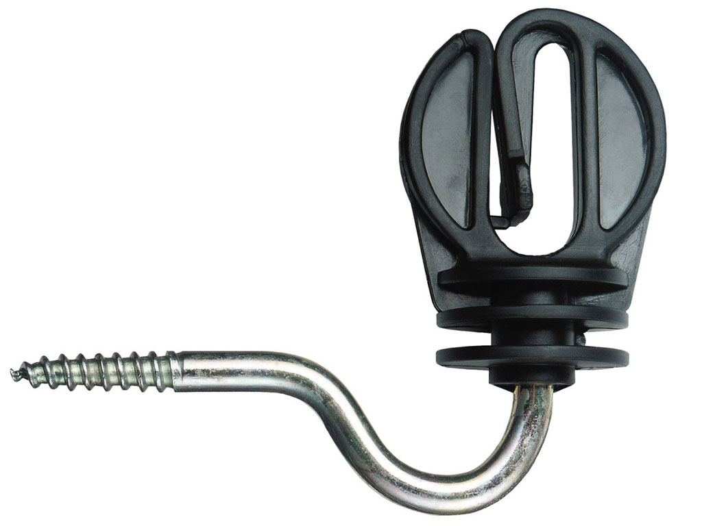Izolátor pro elektrický ohradník KERBL 44309, s vrutem, Ø 6 mm