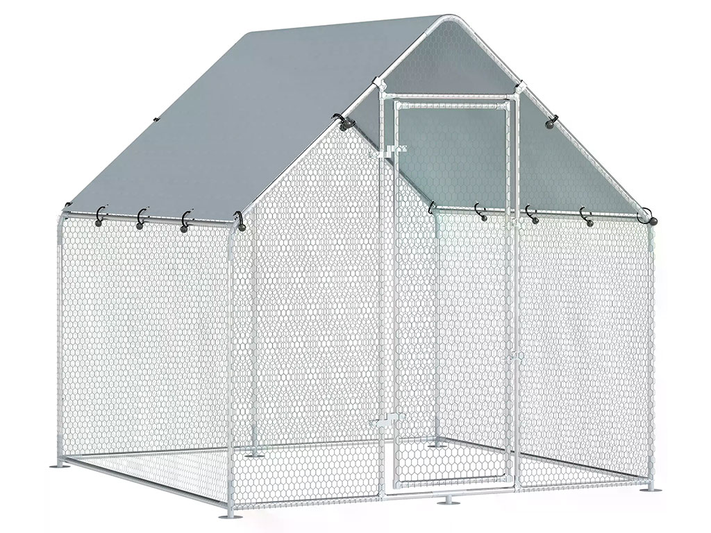 Výběh pro drůbež PAWHUT D51-435V04SR 2x2x2m