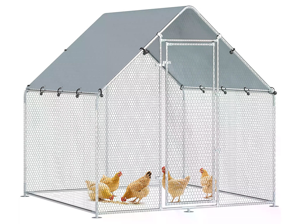 Výběh pro drůbež PAWHUT D51-435V04SR 2x2x2m