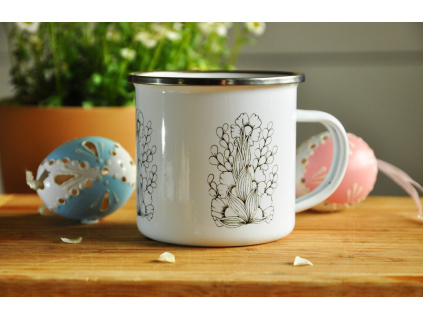 Plecháček - Zentangle květina