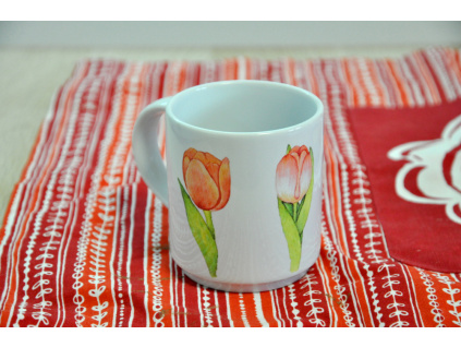 Hrnek na kávu - Tulipány