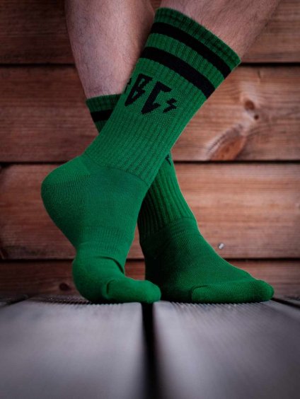 merino ponožky zelené breakout