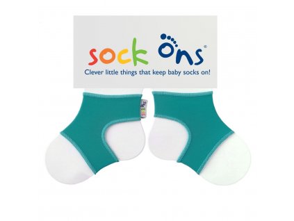 sock ons bright turquoise 334
