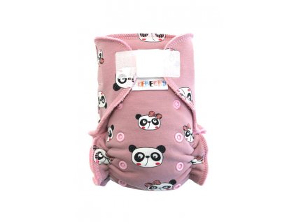 Panda růžová SZ sv.růžový velur1