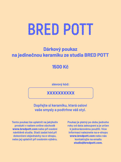 Dárkový poukaz 1500