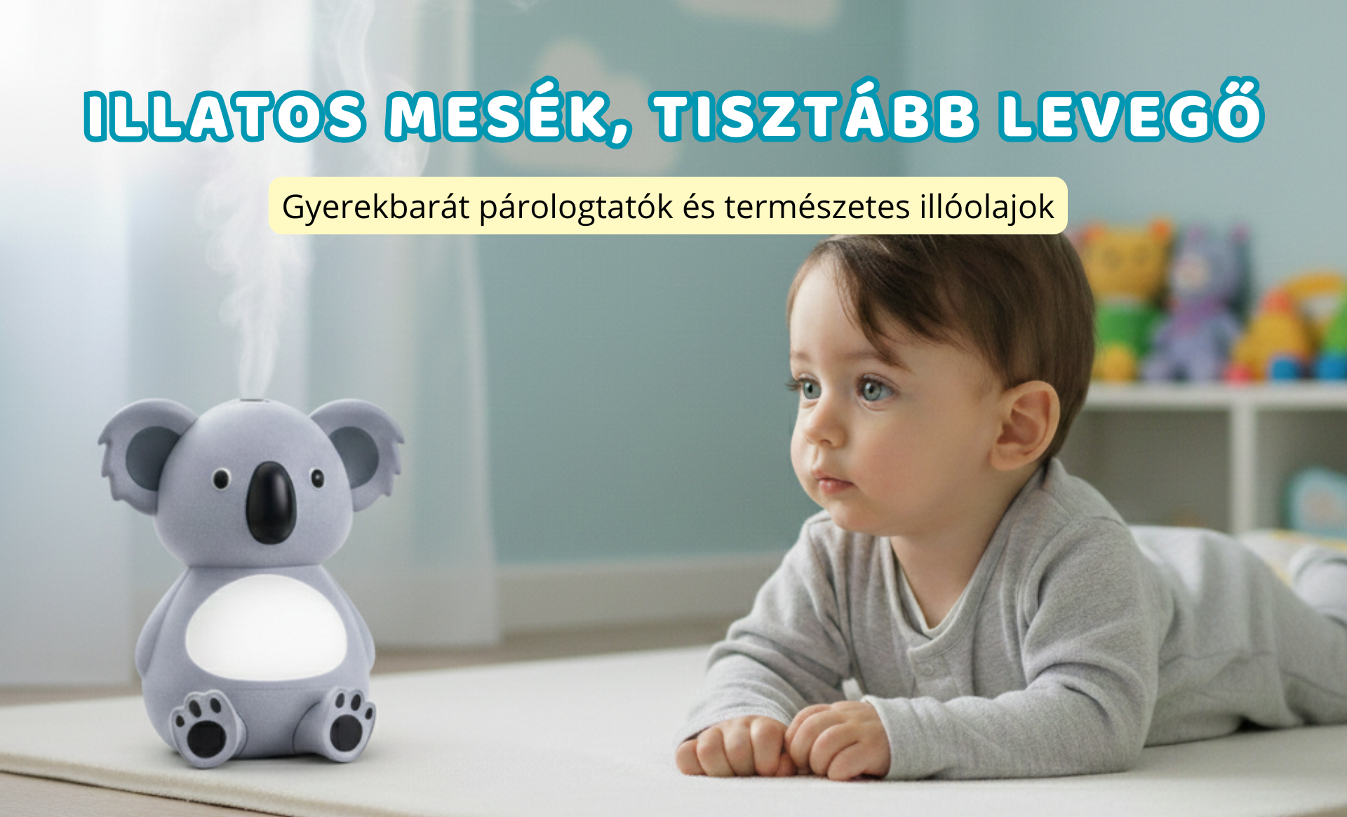 Gyerekbarát párologtatók és természetes illóolajok
