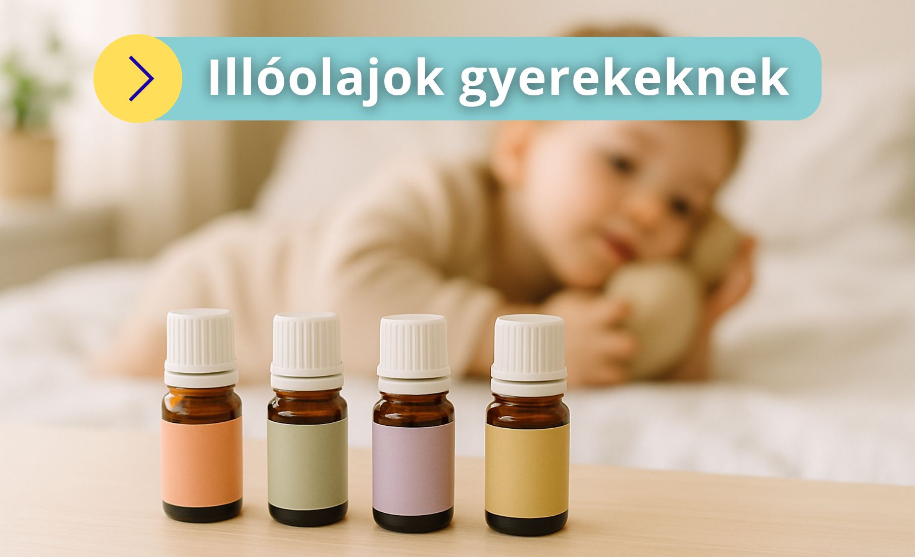 Természetes illóolajok gyerekeknek nyugtató és frissítő hatással