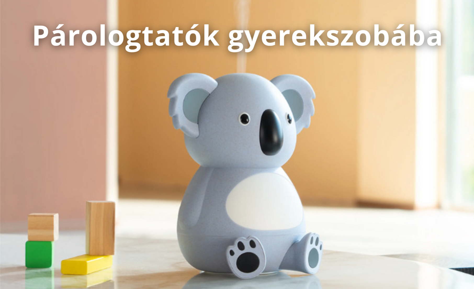 Gyerekbarát ultrahangos párologtatók különféle aranyos figurákkal gyerekszobába