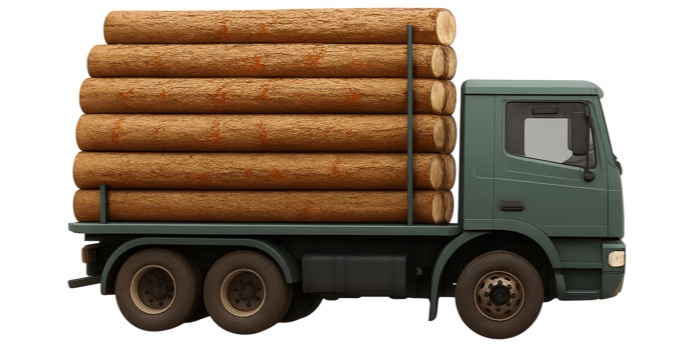 Lieferung mit LKW