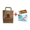 Gratis Geschenktasche mit Anzünder und Zündhölzern