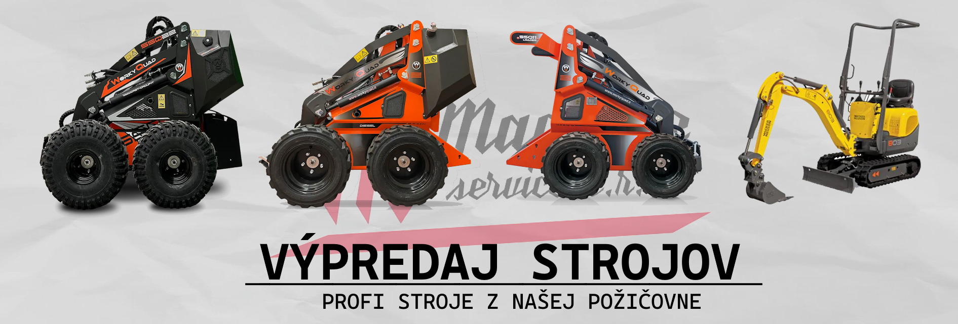 Výpredaj strojov