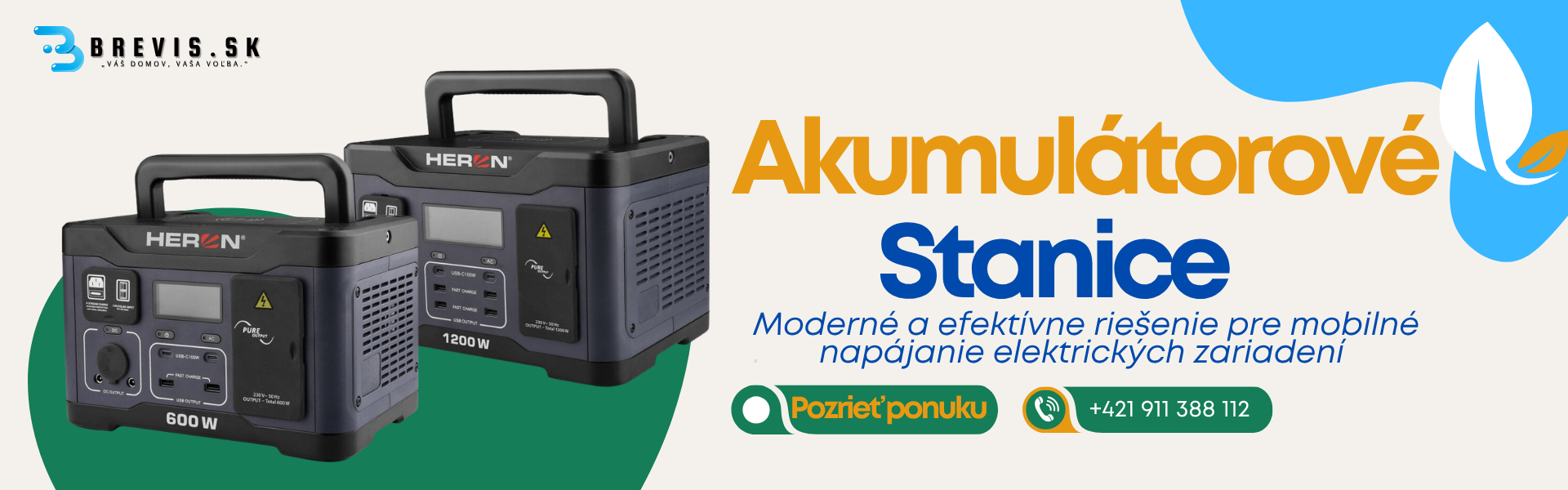 Akumulátorová stanica Heron