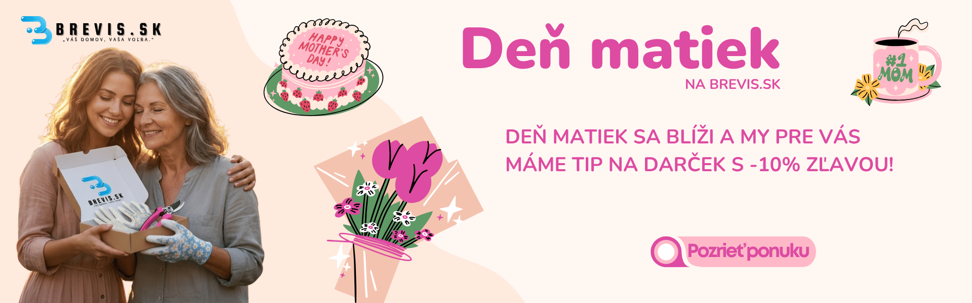 Darčeky na deň matiek
