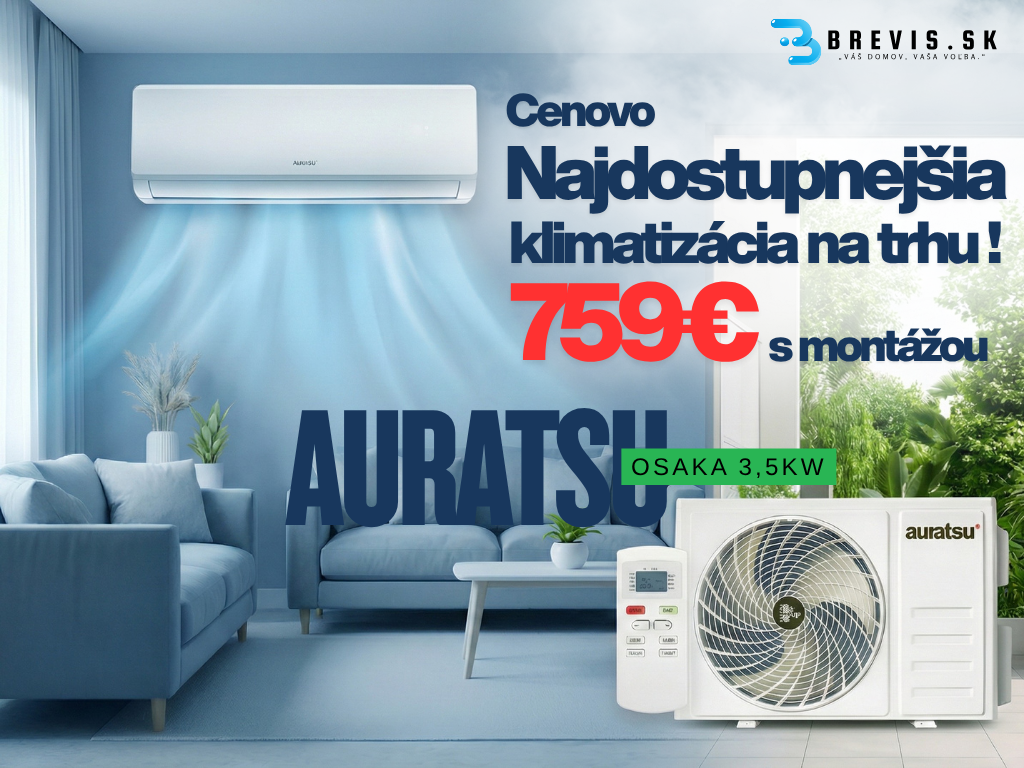 Klimatizácia Auratsu aj montážou