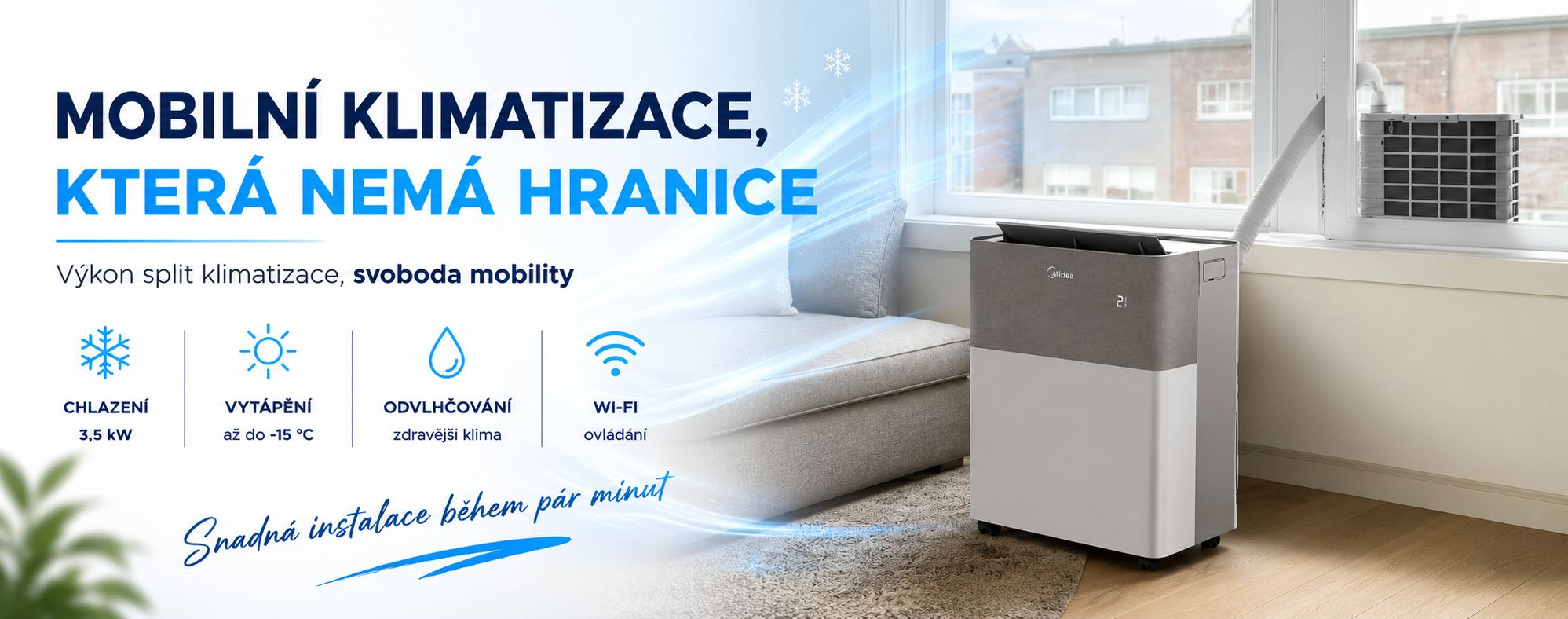 Mobilní klimatizace PortaSplit