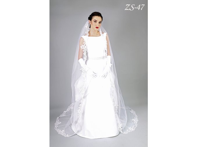 ZS-47 svatební závoj