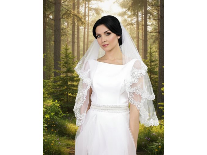 ZS-90 svatební závoj