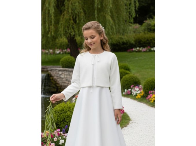 DBK-19 dívčí svatební bolerko