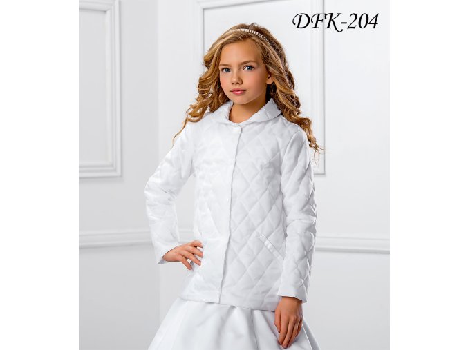 DFK-204 bílá dětská bunda