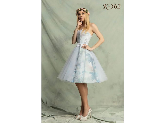 K 362 floral blue