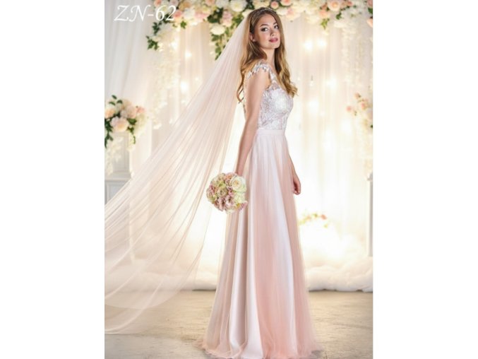 ZN-62 svatební závoj dlouhý