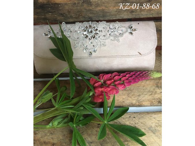 KZ-01-88-68 béžová semišová kabelka