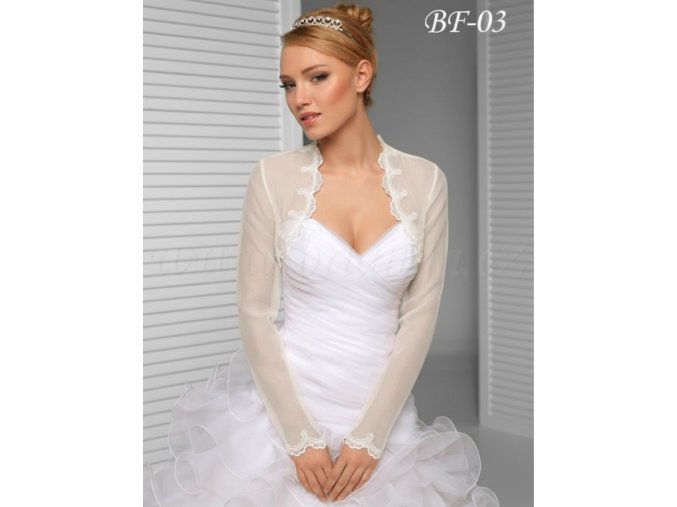 BF-03 svatební bolerko ivory
