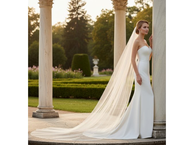 ZF-158 svatební závoj