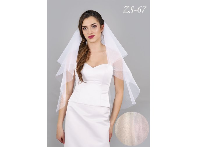 ZS-67 svatební závoj