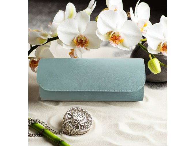 KZ-01-78 modrá semišová kabelka