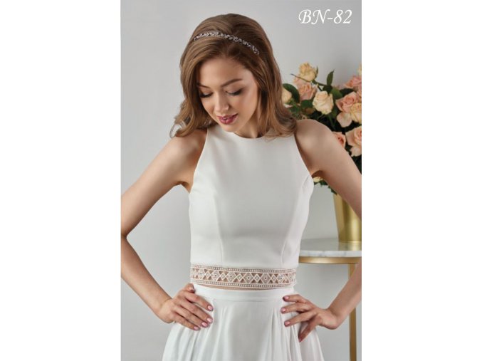 BN-82 svatební crop top
