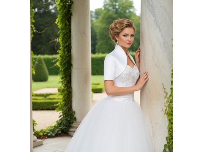 BF-23 bílé bolerko