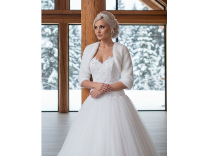 BF-45 svatební kožíšek