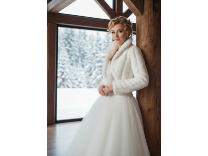 BF-56 svatební kožíšek