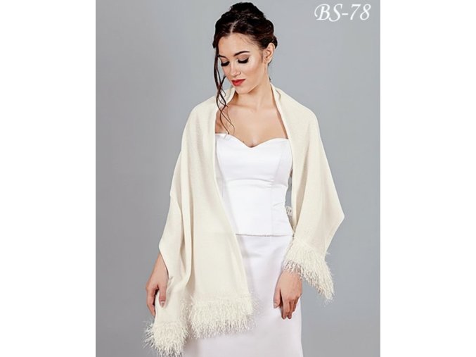 BS-78 svatební šál přes ramena