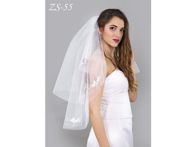 ZS-55 svatební závoj
