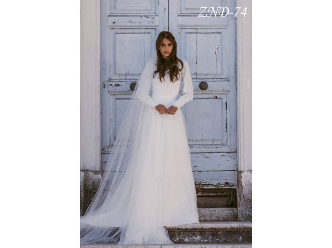 ZND-74 svatební závoj