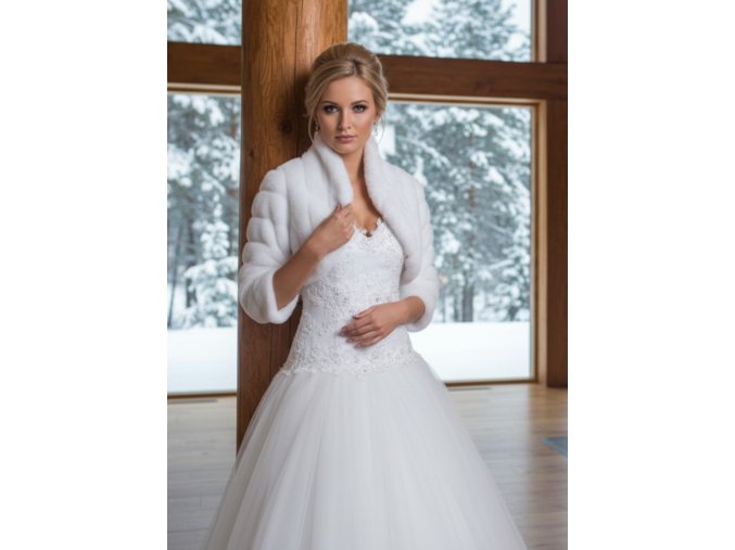 BF-88 bílý kožíšek