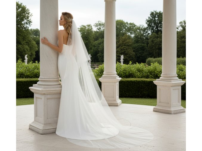 ZF-168 svatební závoj