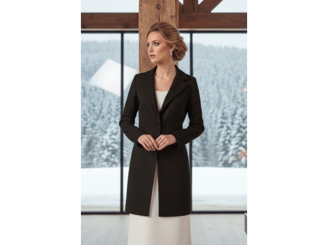 BF-237 flaušový kabát dámský