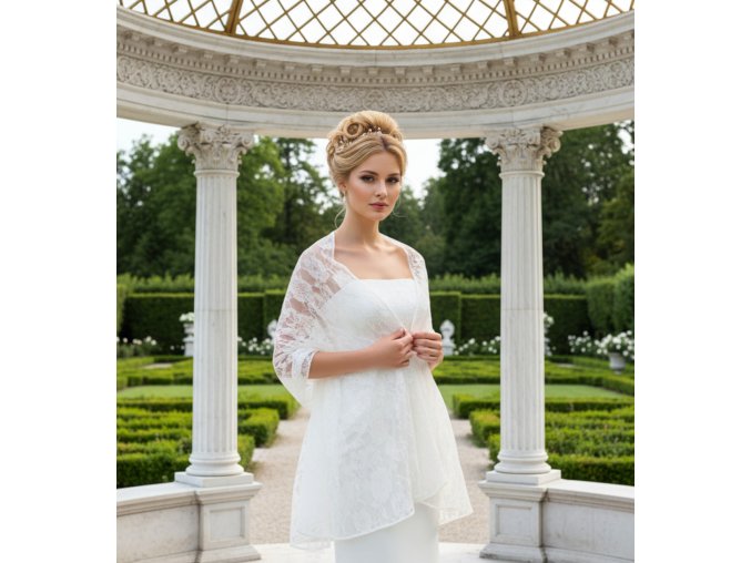 BF-235 svatební šál přes ramena