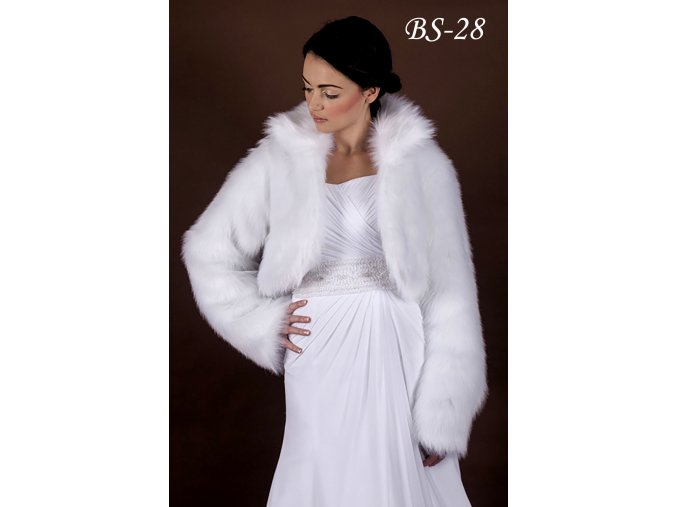 BS-28 svatební kožíšek