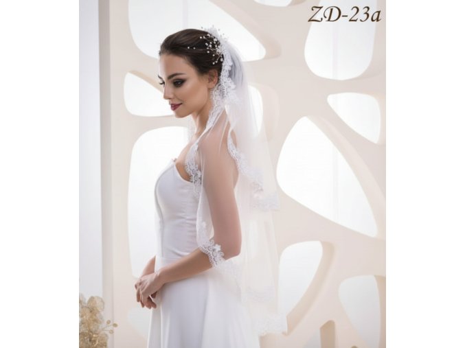 ZD-23a krajkový závoj