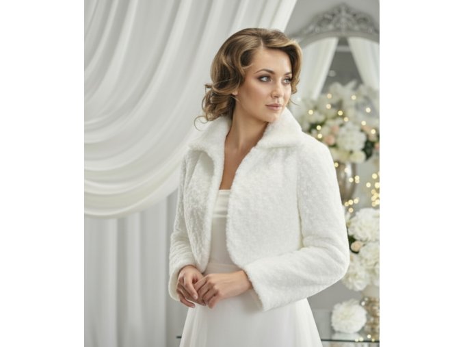 BD-241 svatební kožíšek