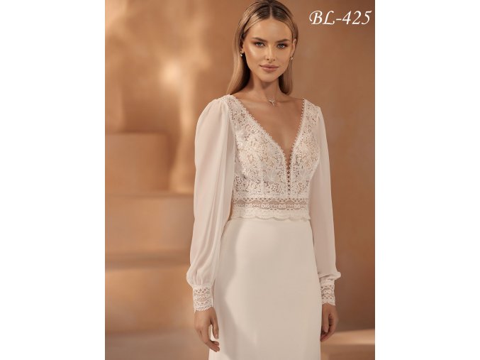 BL-425 krajkový top na svatbu