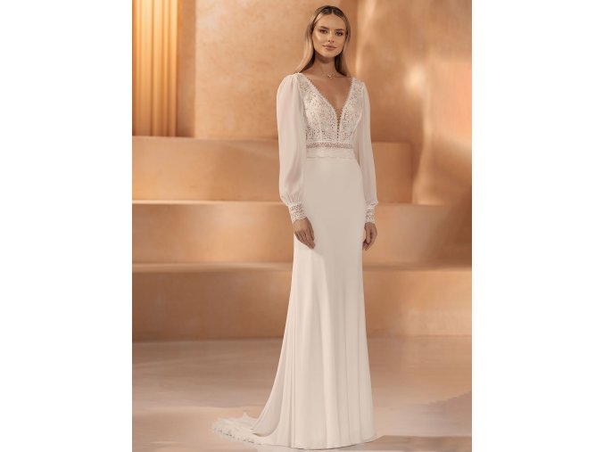 Makira-425 dvoudílné svatební šaty