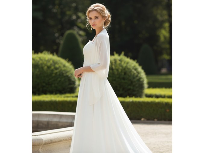 SD-14 svatební šál přes ramena