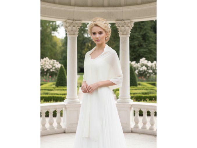 SD-15 svatební šál přes ramena