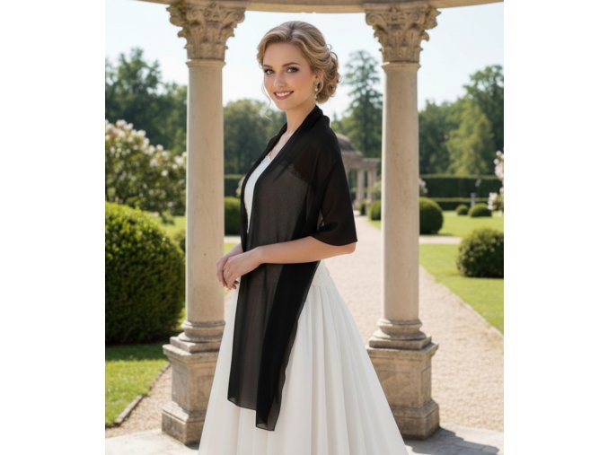 SD-15 šál přes večerní šaty