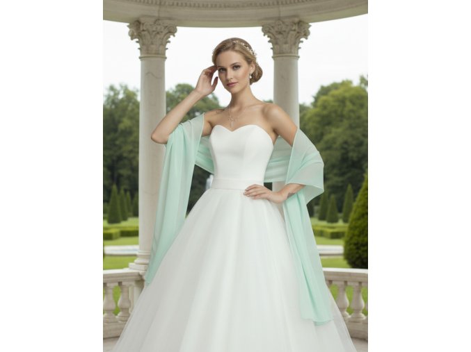 SM-503 lehký šál přes ramena k šatům